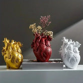 Loveform - Hartvormige Resin Vaas, Persoonlijke Touch voor Je Interieur